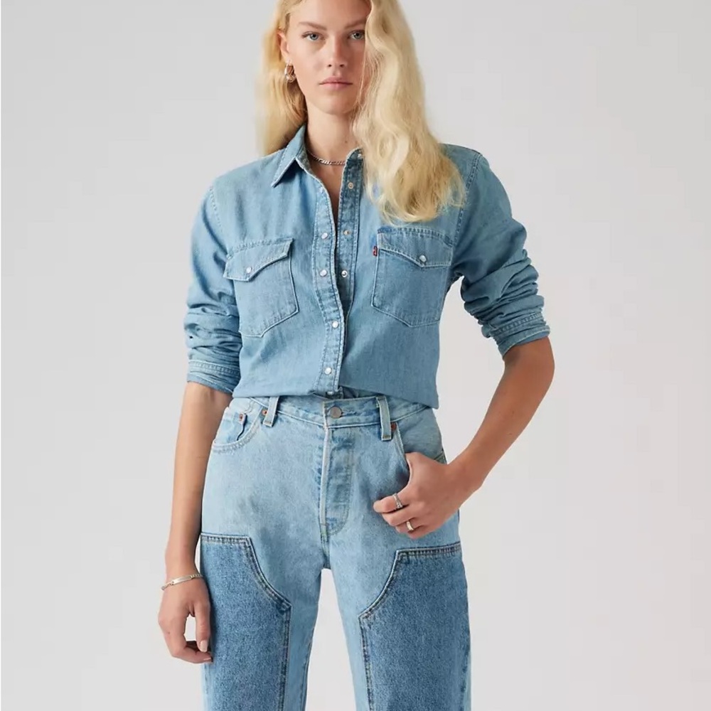 Levi's Vintage Western Blue Denim Shirt